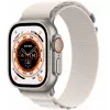 Apple Watch Ultra GPS, 49мм, корпус из титана, ремешок Alpine цвета «сияющая звезда», S