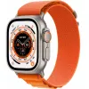 Apple Watch Ultra GPS, 49мм, корпус из титана, ремешок Alpine оранжевого цвета, S