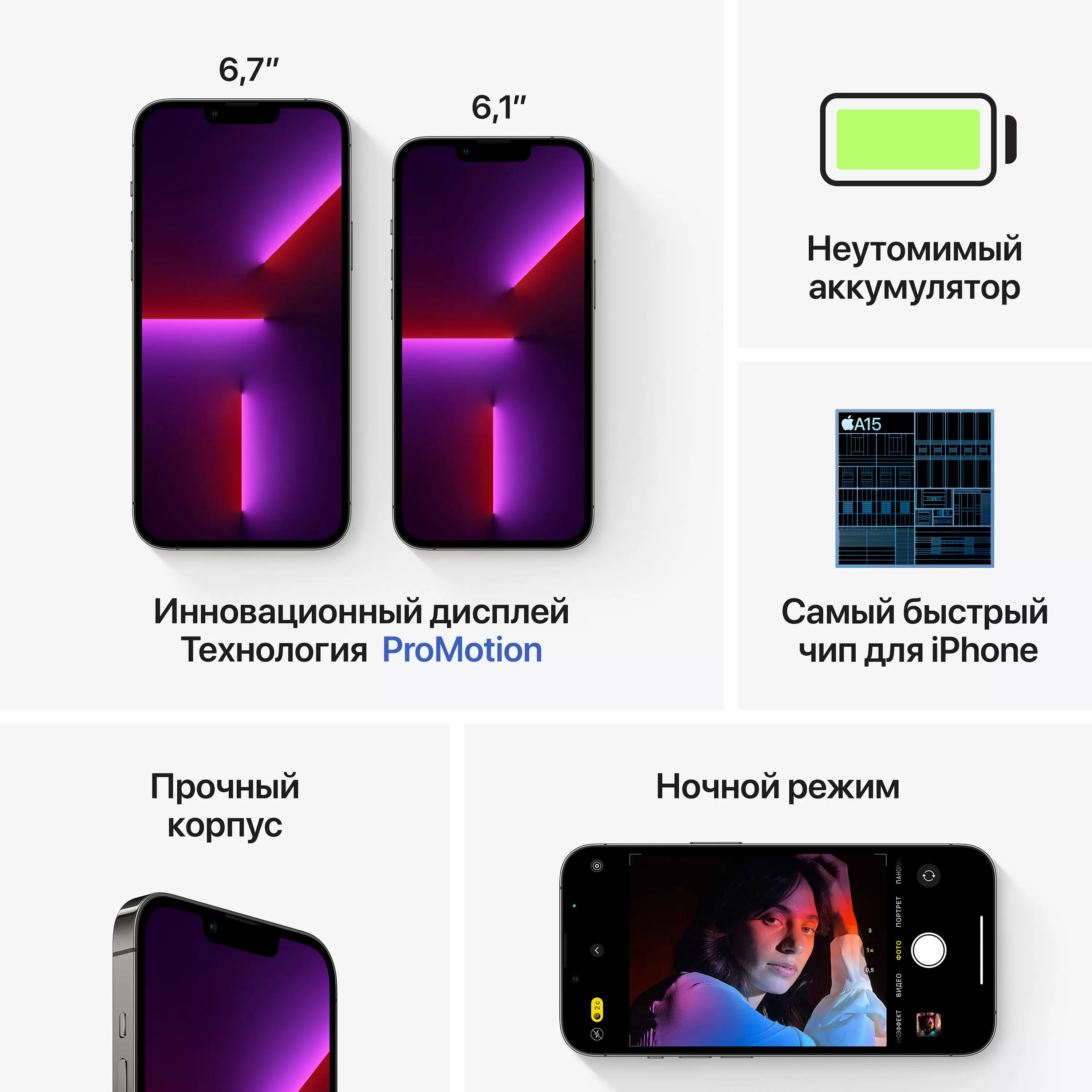 Apple iPhone 13 Pro Max 1ТБ Graphite (Графитовый)