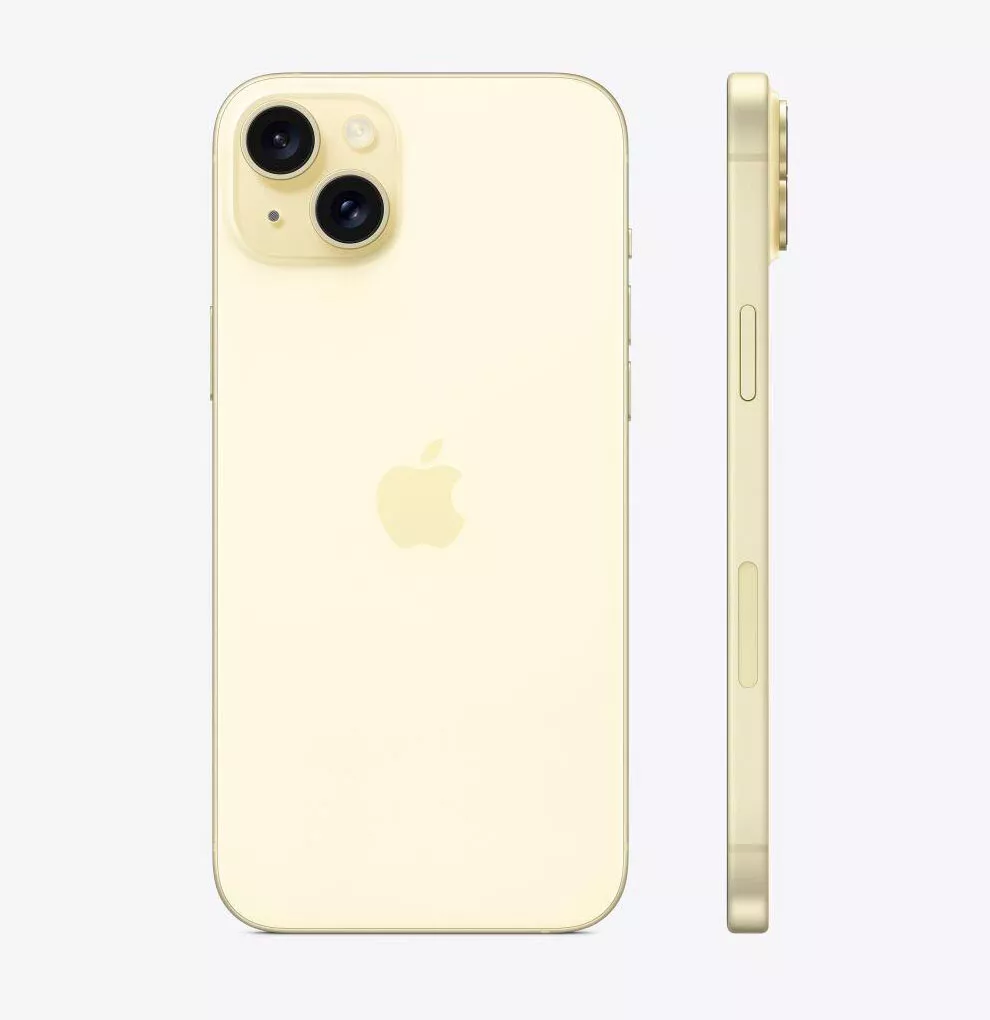 Apple iPhone 15 Plus 128ГБ Yellow SIM+eSIM